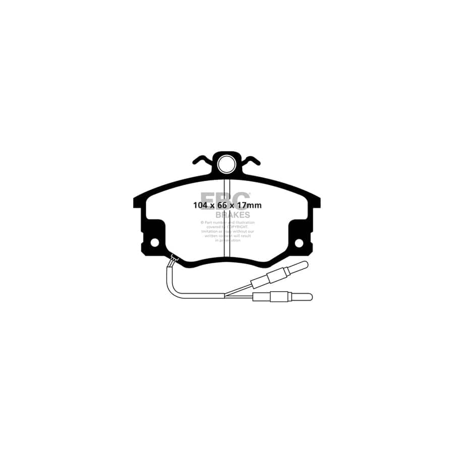 EBC PD40K1015 Lancia Ultimax Pad & Plain Disc Kit - Bendix Caliper (Inc. Delta & Prisma) 2 | ML Performance UK Car Parts