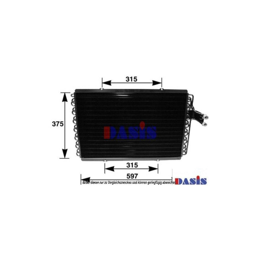 AKS Dasis 182310N Air Conditioning Condenser For Renault Espace II (J63/S63) | ML Performance UK