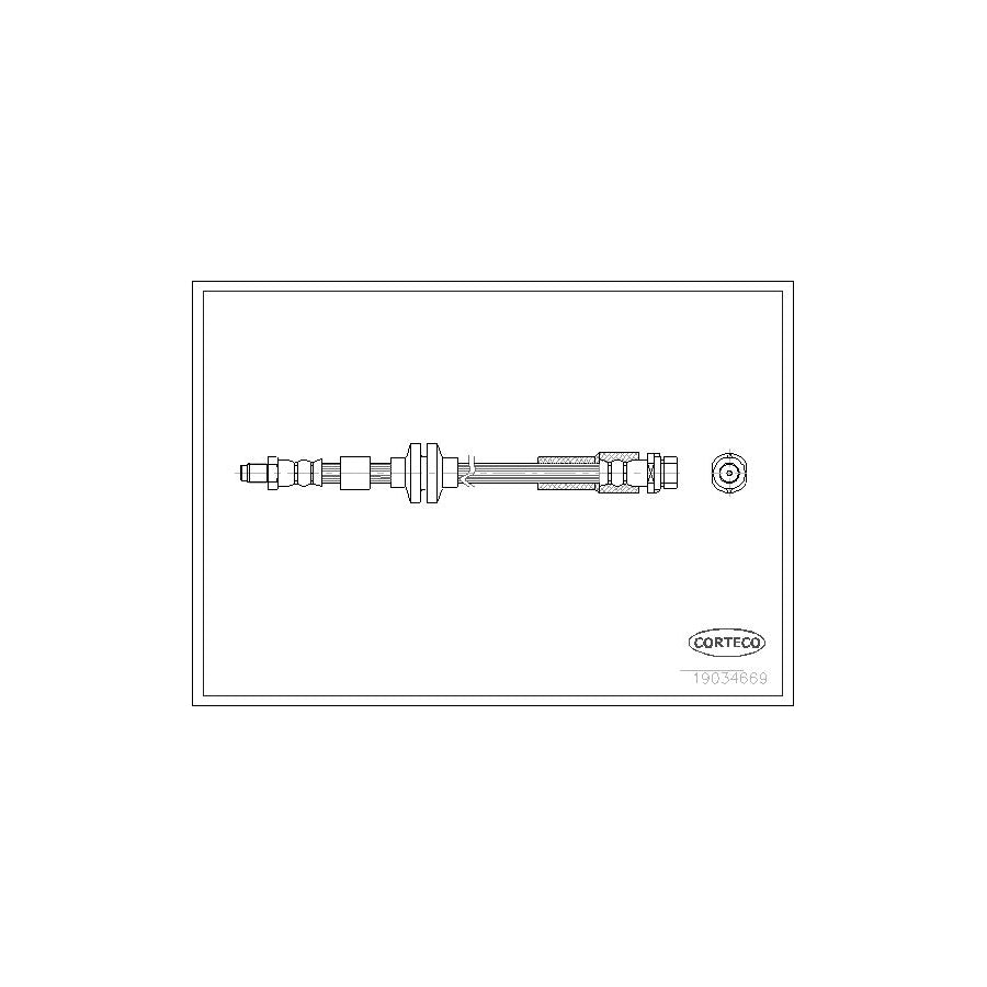 Corteco 19034669 Brake Hose | ML Performance UK