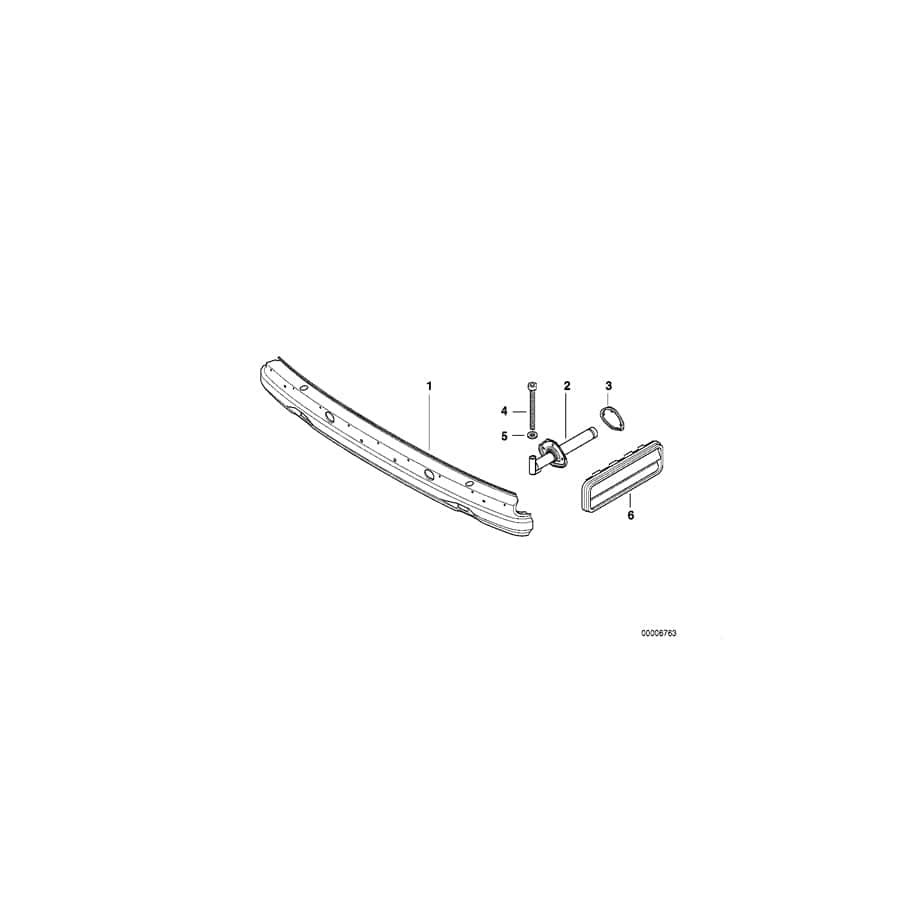 Genuine BMW 51128125406 E38 Carrier (Inc. 728iL, 750iLP & 740i) | ML Performance UK Car Parts