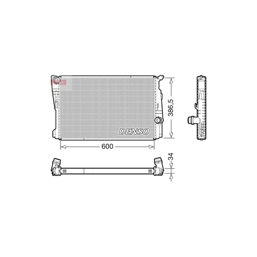 Denso DRM05122 Drm05122 Engine Radiator For Bmw X3 (F25) | ML Performance UK