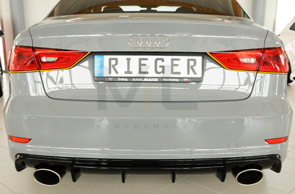 Rieger 00088159 Audi 8V Rear Diffuser (A3 & S3) 5 | ML Performance UK Car Parts