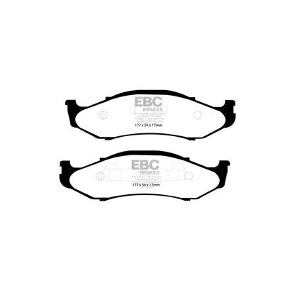 EBC PD11KF284 Jeep Greenstuff Front Brake Pad & GD Disc Kit (Inc. Cherokee, Grand Cherokee, Wrangler) 2 | ML Performance UK Car Parts