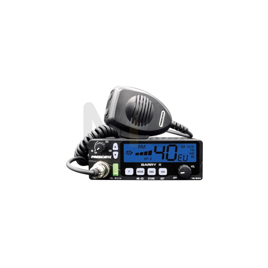 PRESIDENT BARRY II ASC VOX TXPR022 CB radio | ML Performance Car Parts