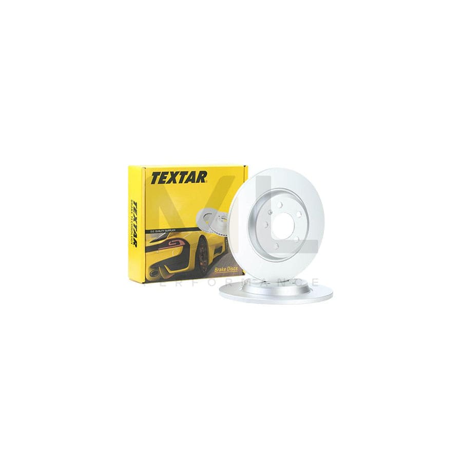 TEXTAR PRO 92160103 Brake Disc Solid, Coated, without wheel hub, without wheel studs | ML Performance Car Parts