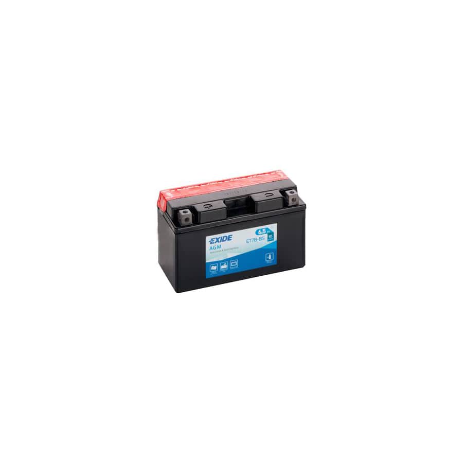 Exide ET7B-BS 12V Motorcycle Battery YT7B-BS | ML Performance UK Car Parts