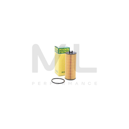 MANN-FILTER HU 6008 z Oil Filter with seal, Filter Insert | ML Performance Car Parts