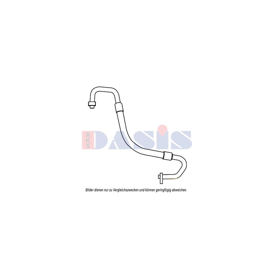 AKS Dasis 885856N High- / Low Pressure Line, Air Conditioning | ML Performance UK