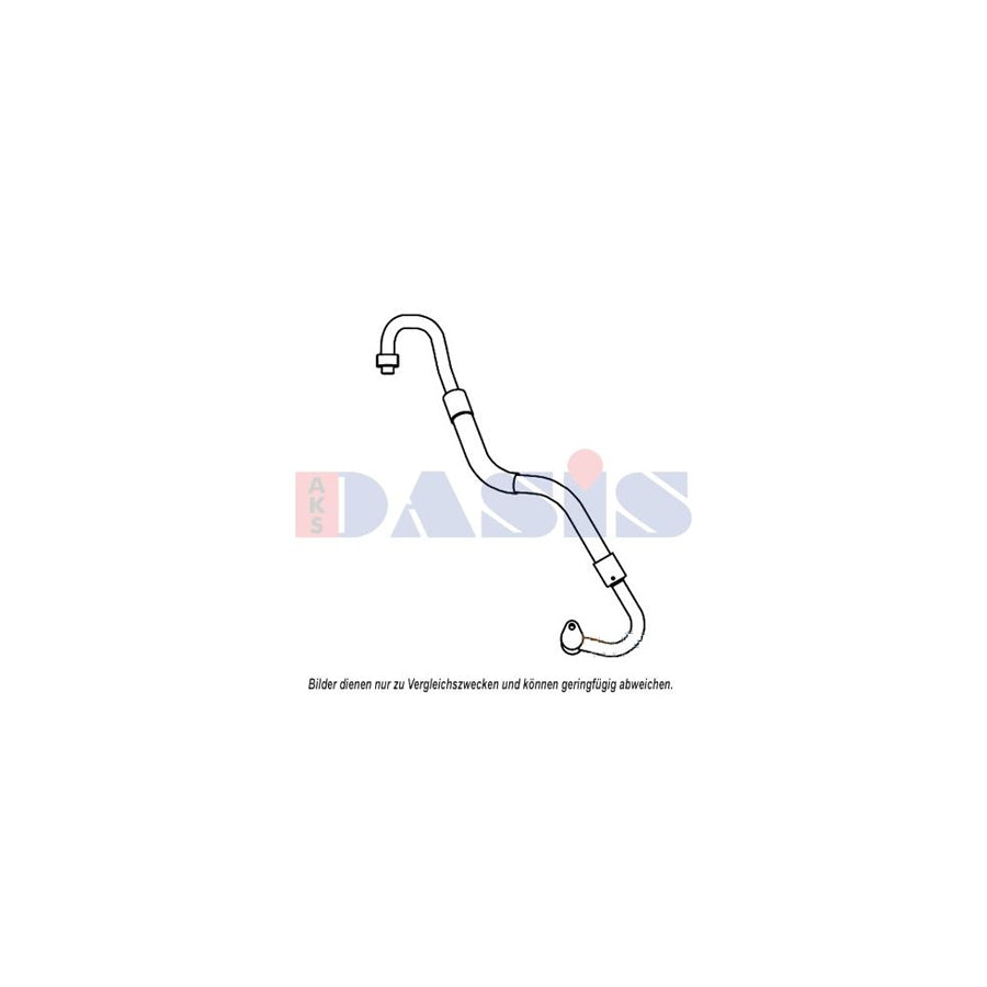 AKS Dasis 885855N High- / Low Pressure Line, Air Conditioning | ML Performance UK