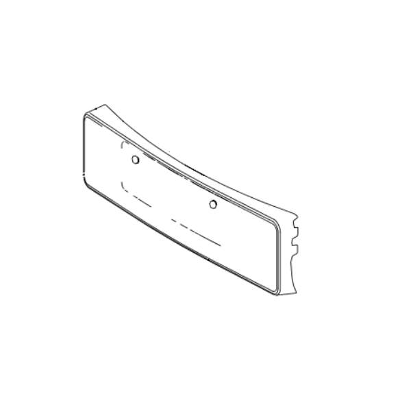 Genuine Lexus 52114-53090 IS-F Number Plate Bracket