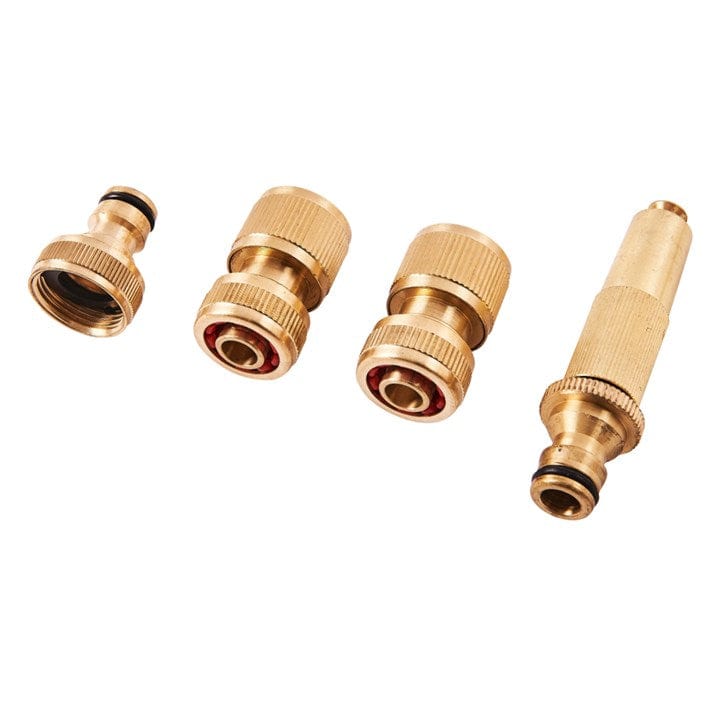 Amtech 4pcs. Brass Hose Fitting Set | ML Performance DIY & Power Tools