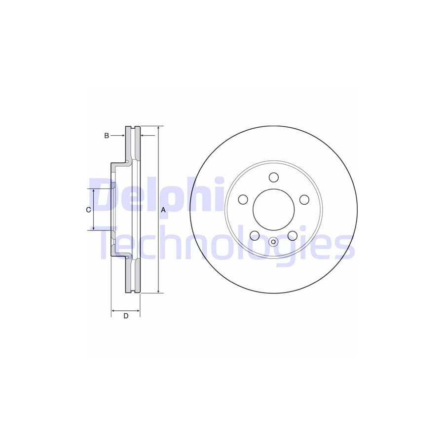 Delphi Bg4963C Brake Disc