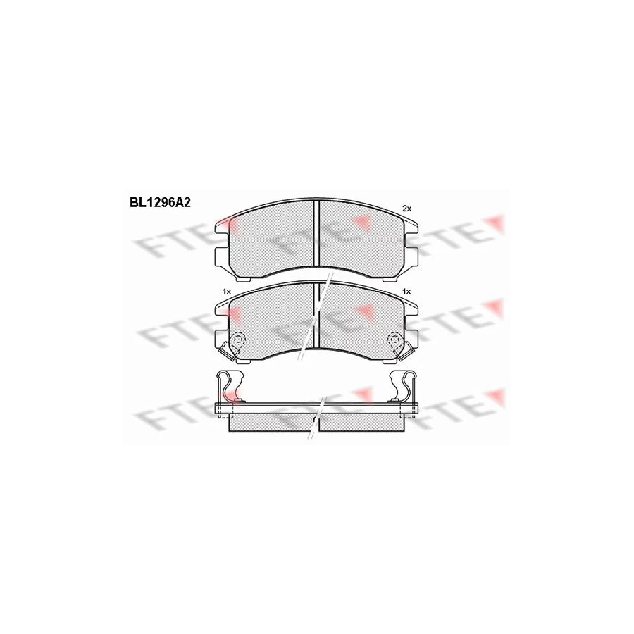 Fte BL1296A2 Brake Pad Set | ML Performance UK Car Parts