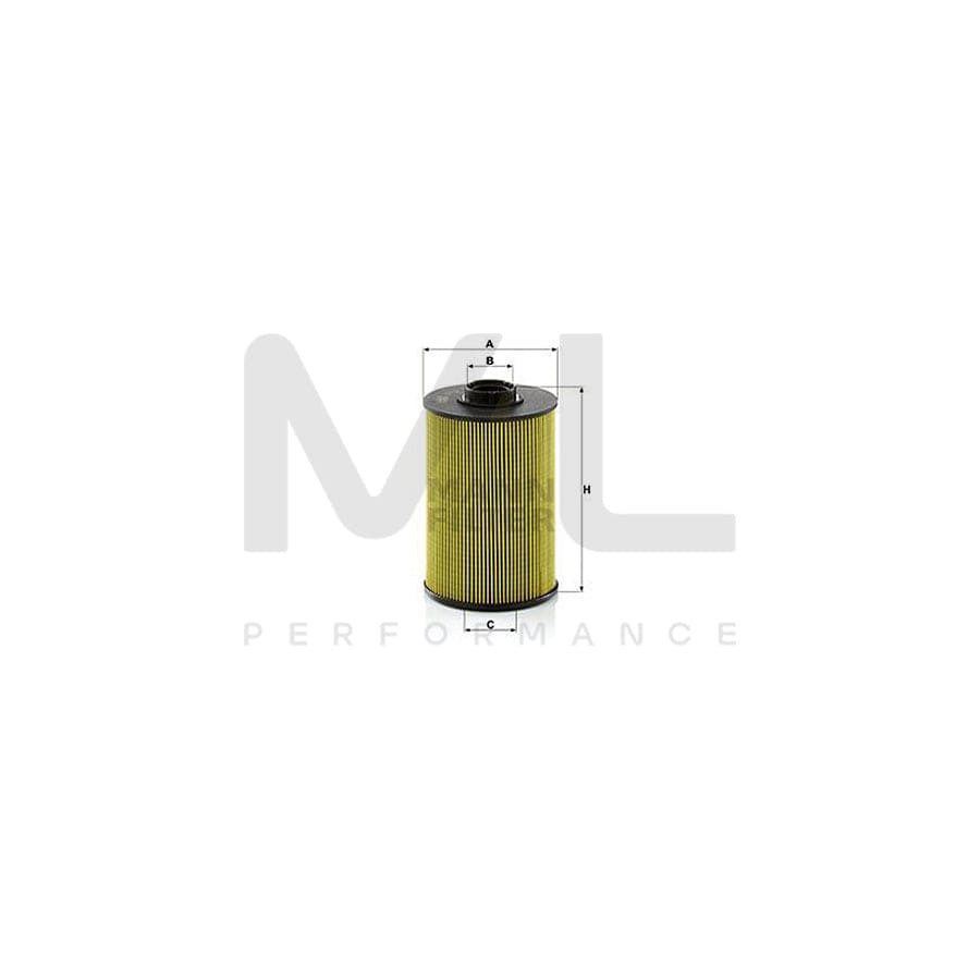 MANN-FILTER PU 10 005 x Fuel filter with seal | ML Performance Car Parts