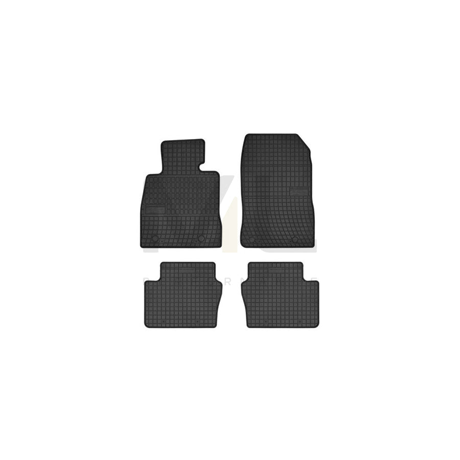 FROGUM Tailored 547167 Floor mat set for MAZDA 2 Hatchback (DL, DJ) Elastomer, Front and Rear, Quantity: 4, Black | ML Performance Car Parts