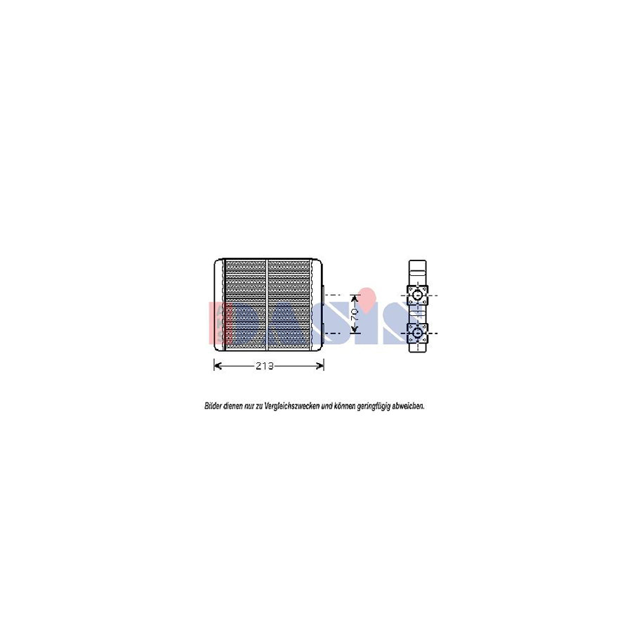 AKS Dasis 076001N Heater Matrix | ML Performance UK