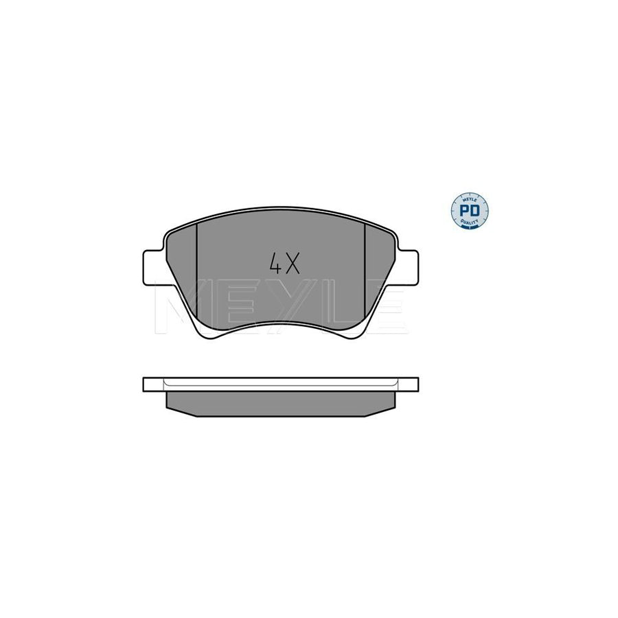 Meyle 025 239 3018/Pd Brake Pad Set