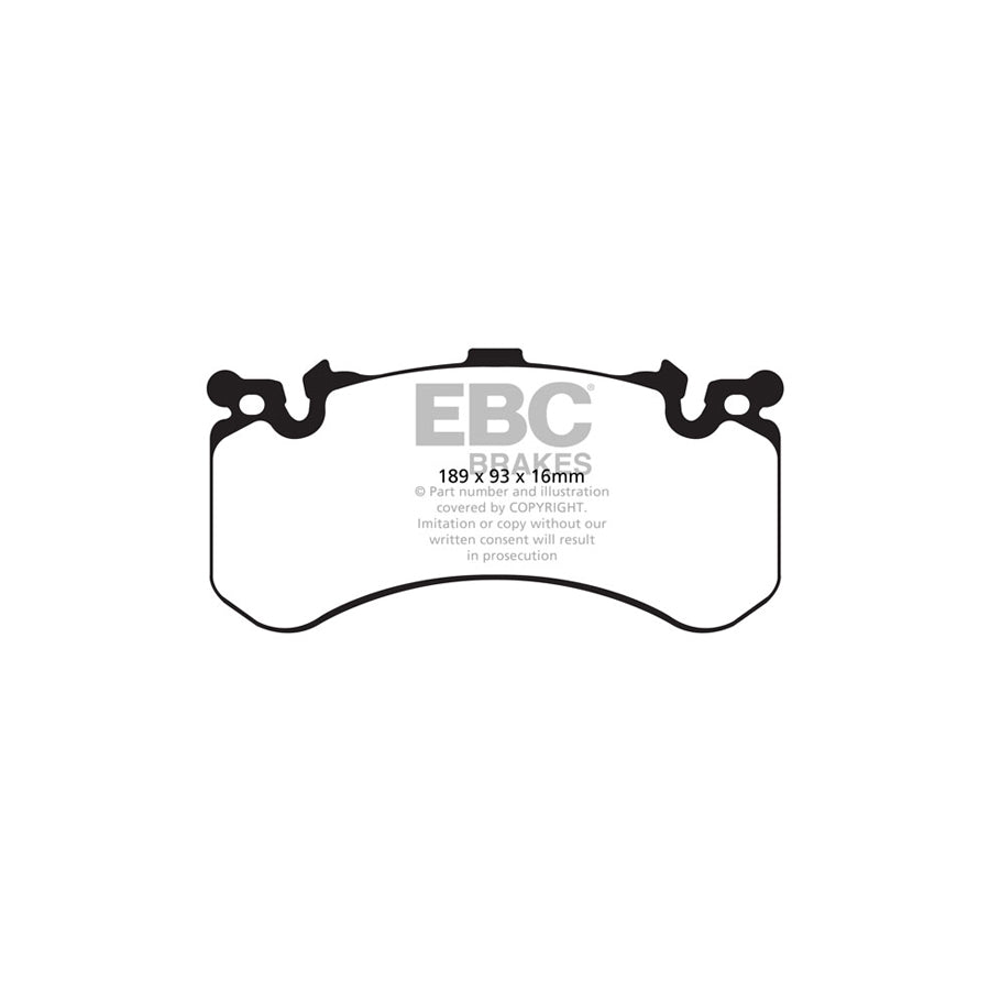 EBC PLK1968 Audi S6 Yellowstuff Pads and Brake Line Performance Pack 2 | ML Performance UK Car Parts