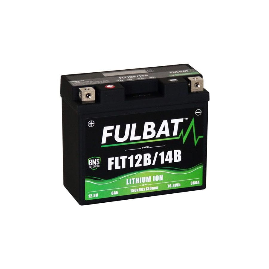 FLT12B/14B Fulbat Lithium BMS Function Motorcycle Battery 12.8V 6Ah | ML Performance UK Car Parts