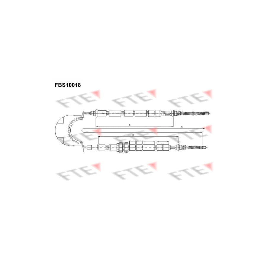 Fte 9250673 Hand Brake Cable | ML Performance UK Car Parts