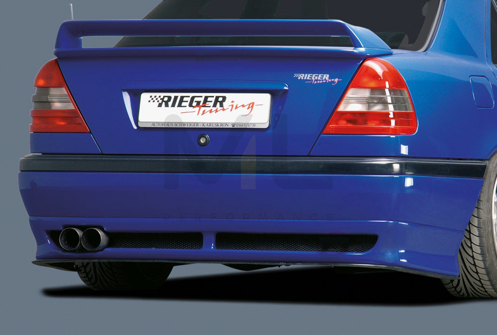 Rieger 00025025 Mercedes-Benz W202 C-Class Rear Diffuser 3 | ML Performance UK Car Parts