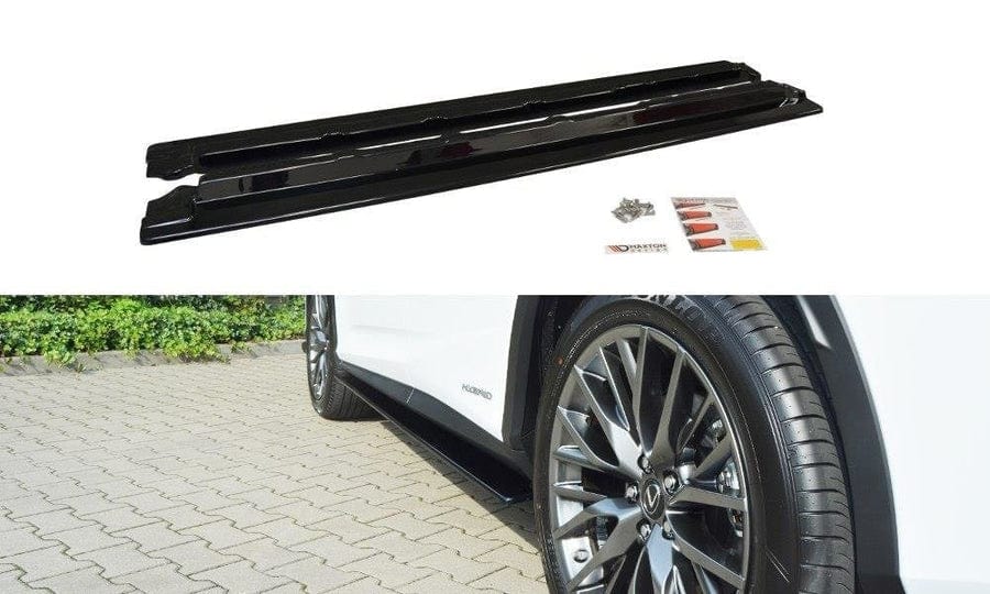 Maxton Design LE-RX-4-SD1T Side Skirts Diffusers Lexus RX MK4 | ML Performance UK Car Parts