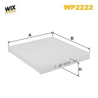 WIX Filters WP2222 Pollen Filter For Hyundai I10 Iii Hatchback (Ac3, Ai3)