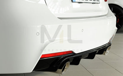 Rieger 00088122 BMW 3 Series F30 F31 Rear Diffuser 6 | ML Performance UK Car Parts