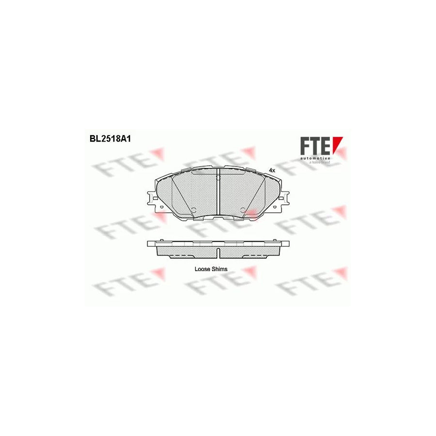 Fte 9010776 Brake Pad Set | ML Performance UK Car Parts