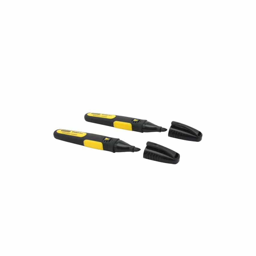 STANLEY® STA047314 Chisel Tip Marker Black (Pack 2) | ML Performance UK