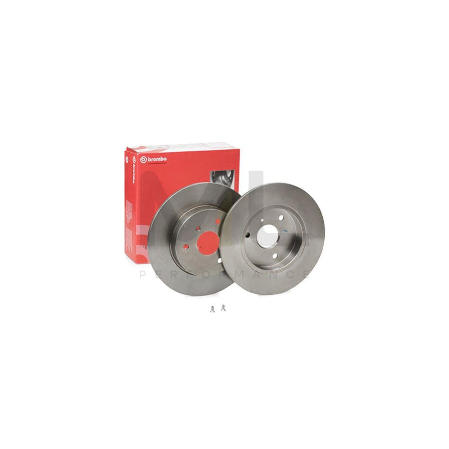 BREMBO 08.8163.10 Brake Disc Solid, High-carbon, with bolts/screws | ML Performance Car Parts