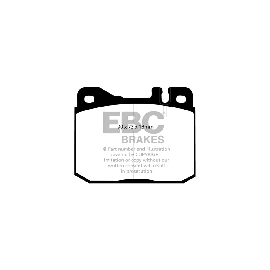 EBC DP261/2 Mercedes-Benz VW Ultimax Front Brake Pads - ATE Caliper (Inc. W123, W126, LT) 2 | ML Performance UK Car Parts