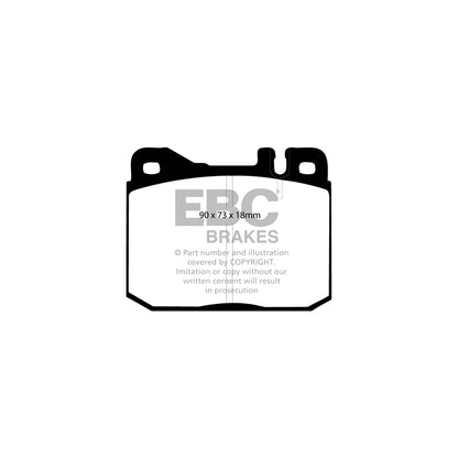 EBC DP261/2 Mercedes-Benz VW Ultimax Front Brake Pads - ATE Caliper (Inc. W123, W126, LT) 2 | ML Performance UK Car Parts