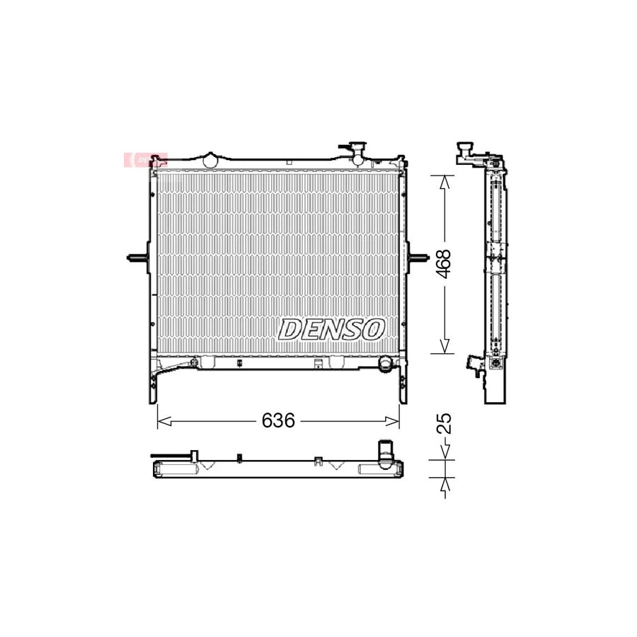 Denso DRM43001 Drm43001 Engine Radiator For Kia Sorento I (Jc) | ML Performance UK