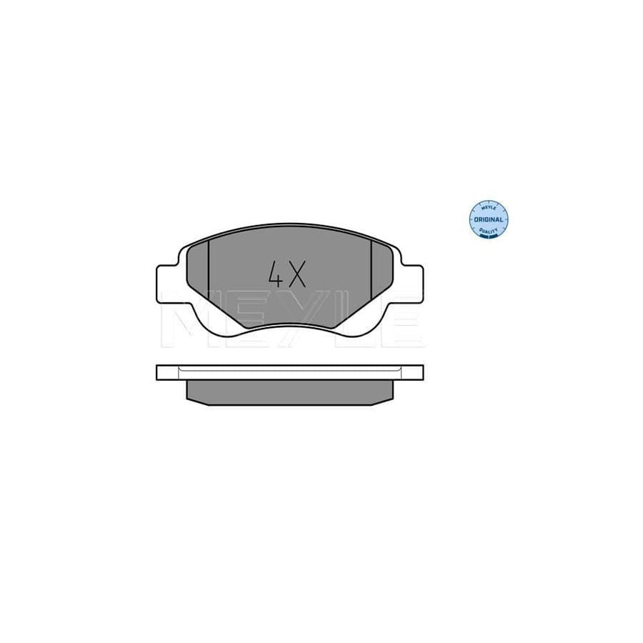 Meyle 025 239 5917 Brake Pad Set