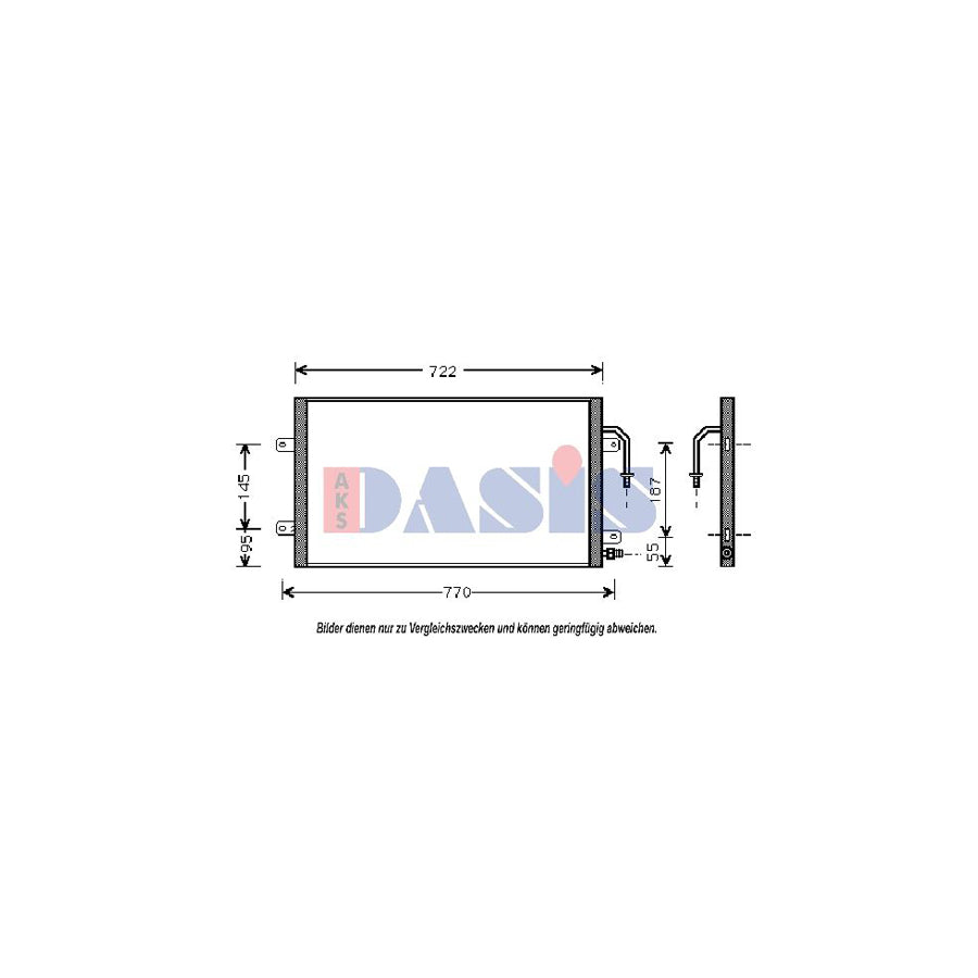 AKS Dasis 522610N Air Conditioning Condenser | ML Performance UK