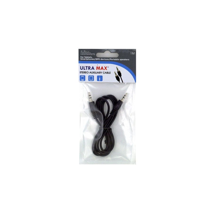 Ultramax auxiliary Cable. Black | ML Performance Battery and Electrical Accessories