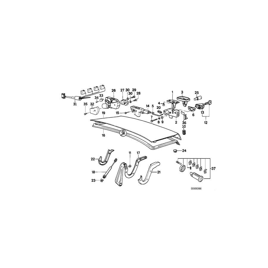 Genuine BMW 51491954074 E32 Covering Inner Right (Inc. 740iL, 735i & 730iL) | ML Performance UK Car Parts