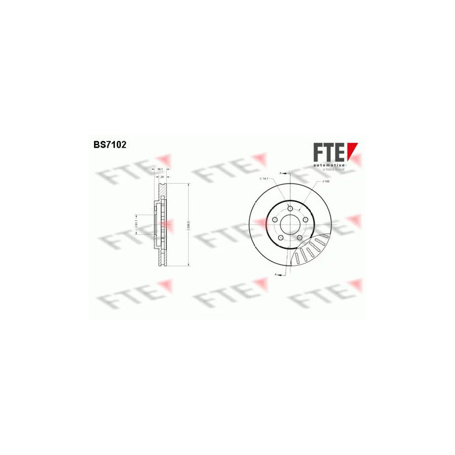 Fte BS7102 Brake Disc | ML Performance UK Car Parts