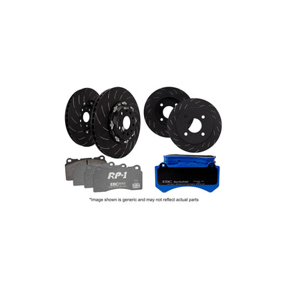 EBC P2DK034RP1 Ford Focus Mk3 Full Vehicle Kit Special Finish RP1 Full Race Pads & 2-Piece Fully-Floating Discs - ATE Caliper 1 | ML Performance UK Car Parts