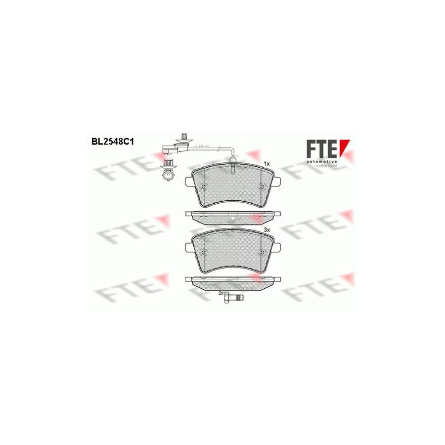 Fte 9010801 Brake Pad Set | ML Performance UK Car Parts