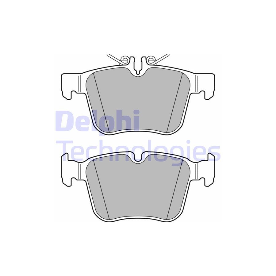 Delphi Lp2763 Brake Pad Set Suitable For Mercedes-Benz C-Class