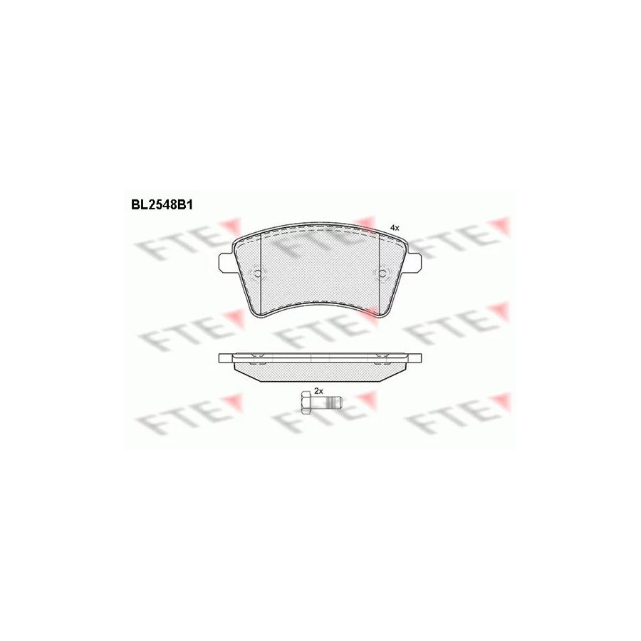 Fte 9010800 Brake Pad Set | ML Performance UK Car Parts