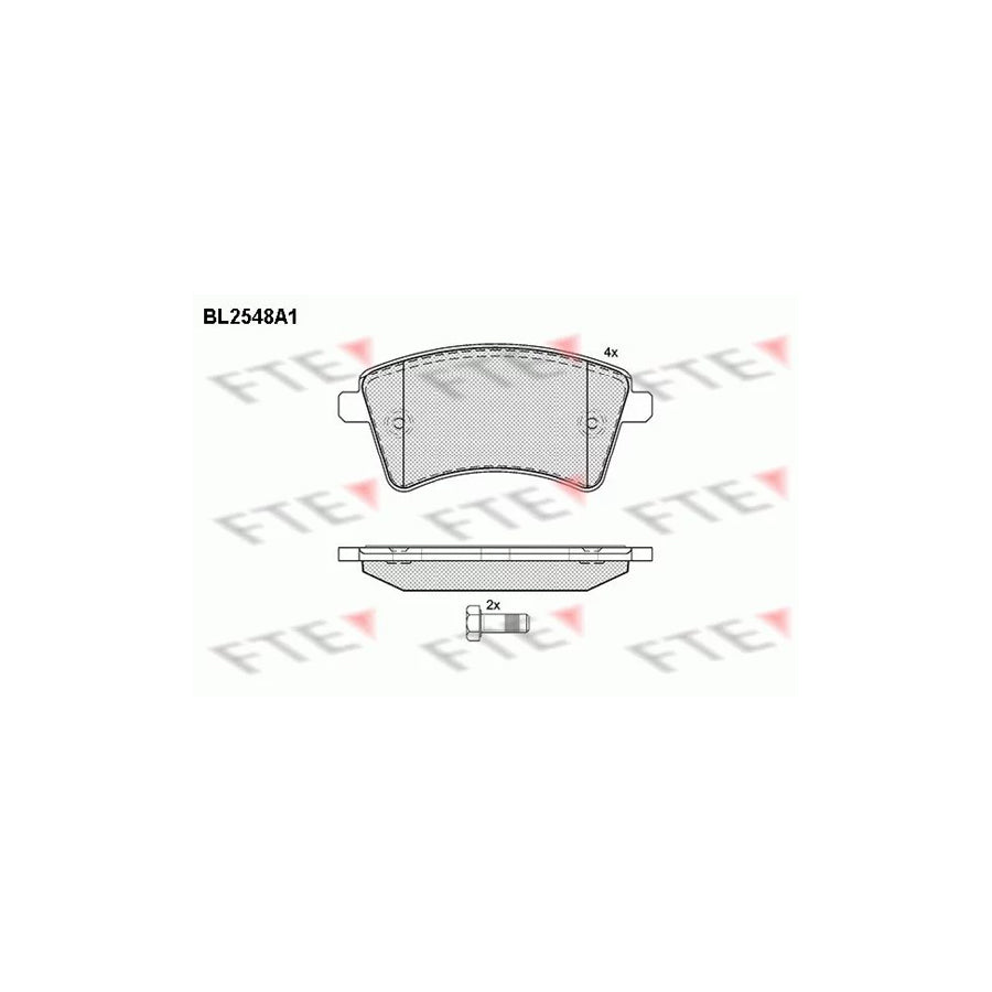 Fte 9010799 Brake Pad Set For Renault Kangoo | ML Performance UK Car Parts