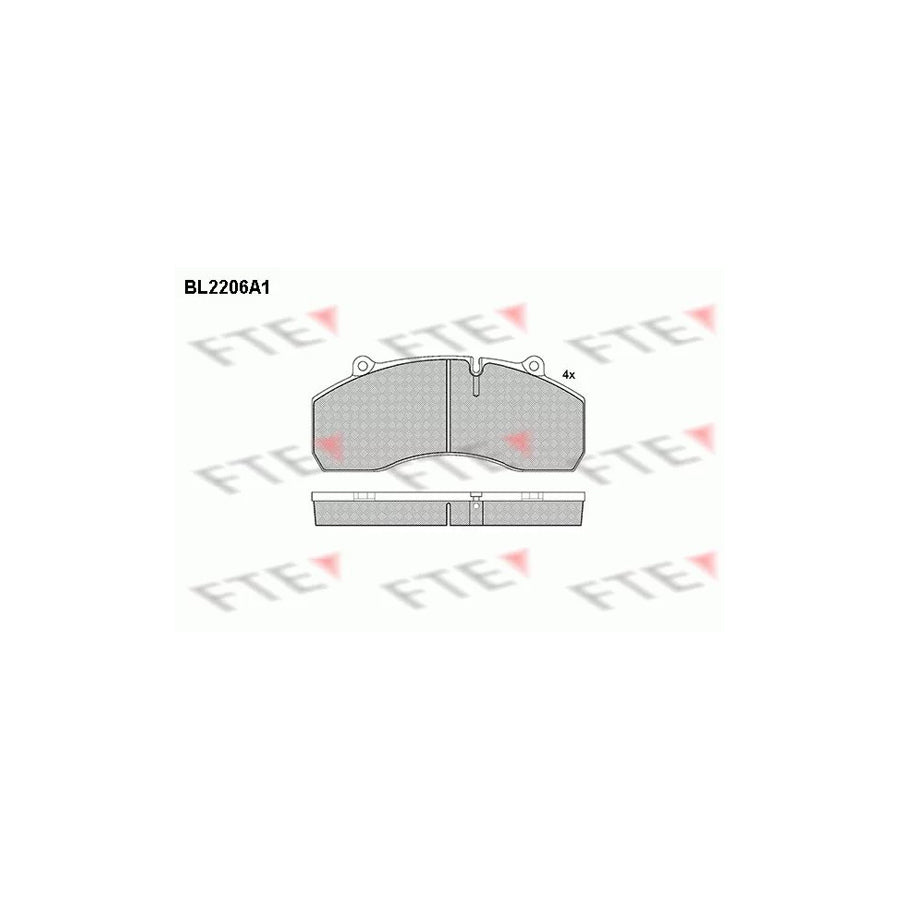 Fte BL2206A1 Brake Pad Set | ML Performance UK Car Parts