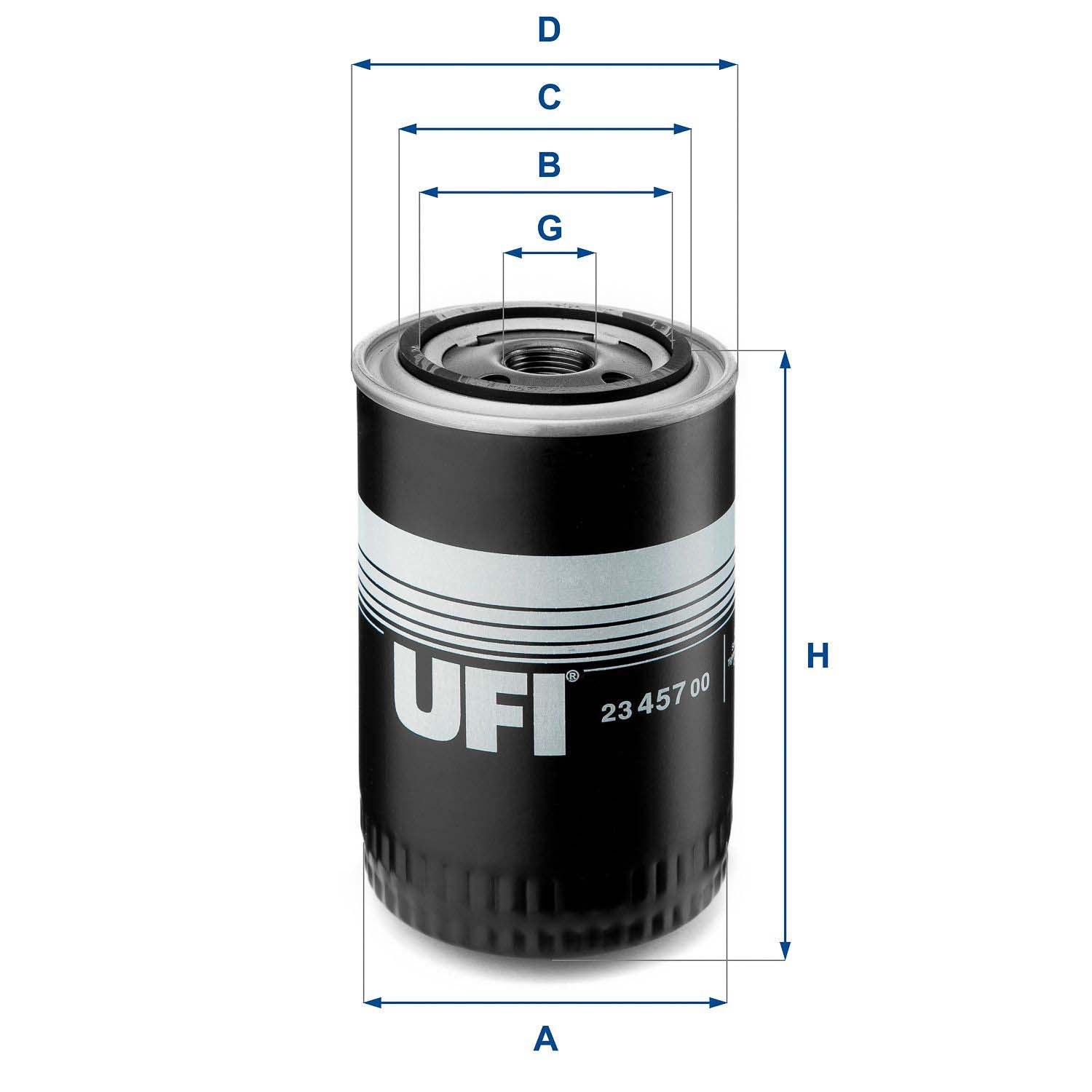 UFI 23.457.00 Oil Filter