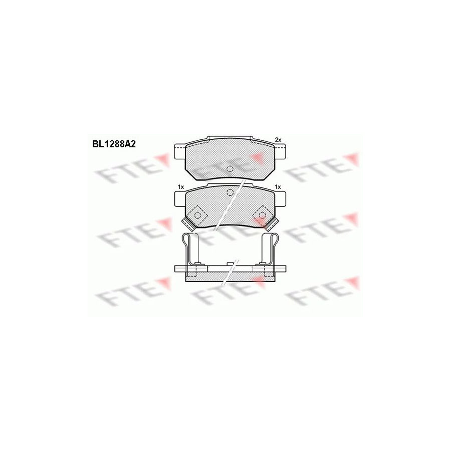 Fte BL1288A2 Brake Pad Set | ML Performance UK Car Parts