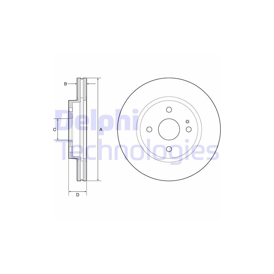 Delphi Bg4942C Brake Disc