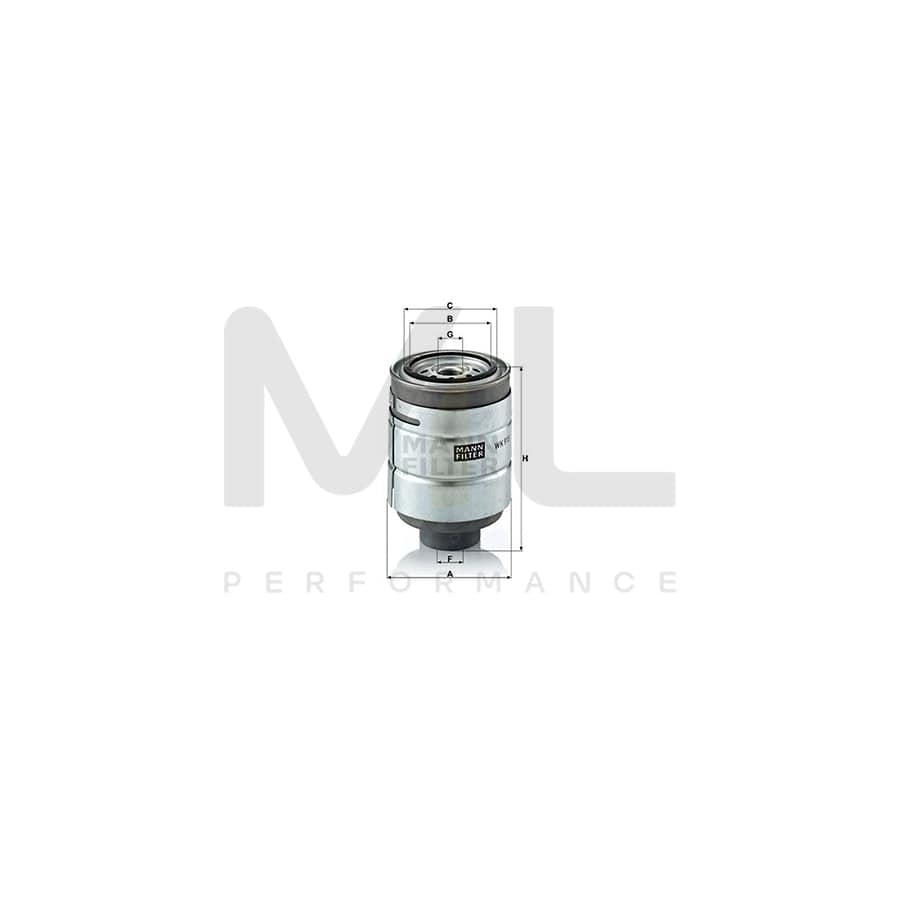 MANN-FILTER WK 918 x Fuel filter with seal | ML Performance Car Parts