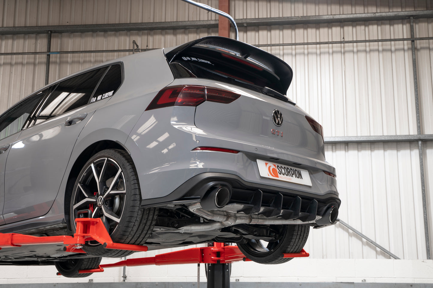 Scorpion SVWS070CF VW Golf GTI MK8 Non-Resonated Predator Gpf-Back System | ML Performance UK UK